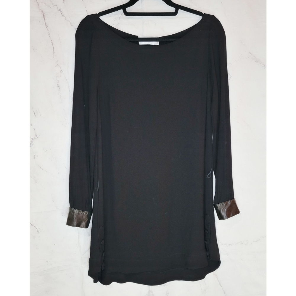A.L.C. leather lined dress or tunic in black